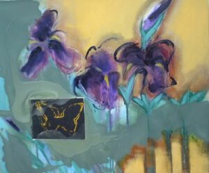 Water Iris 1 Oil on canvas 61x51 cm