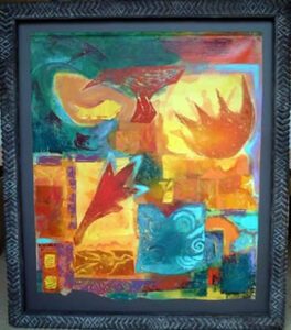 Zanzibar Bird Oil on canvas 80x98 cm